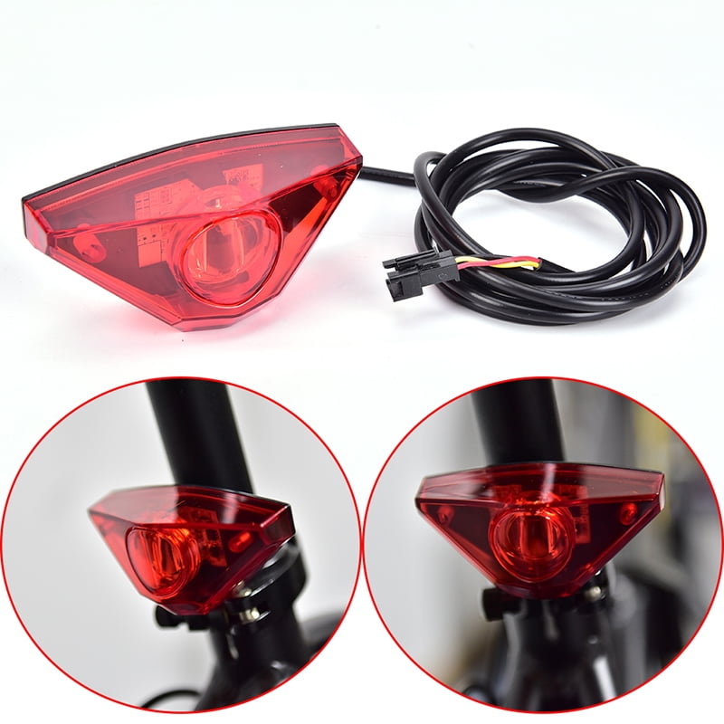 Electric Bicycle Rear Light E Bike Light LED eBike Tail Light Warning