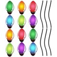 thumbnail image 3 of EeaseCA 1 Set of Garden Wall Reflective Bulb Sticker Bulb Shape Magnets Car Decorative Magnets Party Favors, 3 of 7