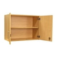 thumbnail image 4 of Tot Mate 2-Level Wall Cabinet Storage, Wood Laminate, Elm Gray, Assembled 30"W x 14 1/2"D x 22 1/2"H, 4 of 7