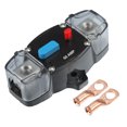 thumbnail image 1 of 1 Juego de disyuntor de 60A con interruptor de reinicio Manual, inversor de portafusibles de 12V-48V CC con Terminal de batería de 2 uds para barco marino automotriz RV, 1 of 7