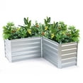 thumbnail image 5 of LuxenHome L-Shaped Galvanized Steel Raised Garden Bed, 5 of 9
