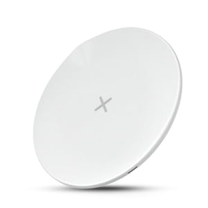 Chargeur sans fil Qi 15W Technologie de contrôle mince ronde Pad de charge rapide