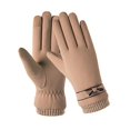 thumbnail image 2 of 2022 Mode Gants pour Femmes Automne Hiver Mignons en Fourrure Chauds Mitaines à Doigts Complets Gants de Sport en Plein Air pour Femmes Gants Écran Tactile, 2 of 5