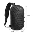 thumbnail image 3 of ozuko New Style Man Chest Pack USB Impermeable Tela Oxford, 3 of 8