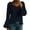 Z1-Black, variant on Bell Sleeve Tops for Women, Women's Long Sleeve Shirts 2025 Fall Going Out Tops Casual Boat Neck Bell Sleeve Ribbed Ruched Y2K Clothes Y2K Tops Coffee XL
