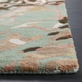 thumbnail image 3 of SAFAVIEH Soho Ace Abstract Wool Area Rug, Blue/Multi, 3'6" x 5'6", 3 of 7