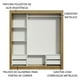 thumbnail image 5 of Ropero Closet Lyon Plus Madesa 3 Puertas Con Pies M/B, 5 of 5