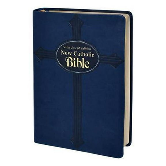 Catholic Book Publishing  Large Type NCB St. Joseph New Catholic Bible, Blue Dura-Lux