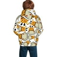 thumbnail image 6 of Kll Unisex Kids Boys Girls Hooded Pocket Pullover Hoodies-Giraffes Head, 6 of 9