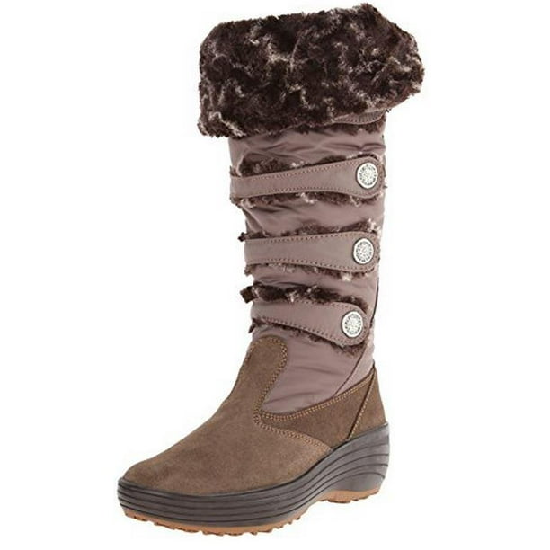 Pajar Canada Pajar Women's Maureen Fur Boots Winter Snow Fashion Boot