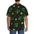 thumbnail image 3 of Fuzoiu St. Patrick's Day8 Print Men's Casual Short,Men's Short Sleeve Shirt,Mens Casual Button Down Shirts,Cuban Collar Summer Shirt for Beach, Vacation, and Outdoor Activities-Large, 3 of 5