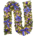 thumbnail image 2 of Falleo Clearance Christmas Stairs Decoration Rattan Flowers Rattan Christmas Tree Festival Decorations Door Decoration, 2 of 4