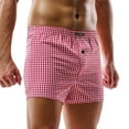 thumbnail image 2 of Sngxgn Men's Knit Boxer Shorts Relaxed Fit(Red,XL), 2 of 3
