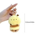 thumbnail image 6 of KUFptva Bees Plush Keyring Soft Stuffed Animal Keychain Accessory Bag Decoration for Everyday Use Children Birthday, 6 of 7
