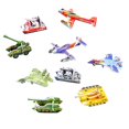 thumbnail image 2 of Dsseng Clearance Children‘s DIY Assembly Puzzle Airplane Tank Puzzle Early Education Insect Toy Kindergarten Paper Puzzle 20 Pcs Best Gift, 2 of 9