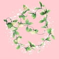 thumbnail image 6 of FRCOLOR  2 .4M Artificial Rose Vine Silk Flowers for Outdoors Petals Wedding Decor Garland Vines, 6 of 8