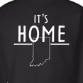 thumbnail image 3 of Inktastic It's Home State of Indiana Outline Adult Sweatshirt, 3 of 4