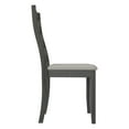 thumbnail image 5 of Castle Place Simple Timeless Wooden Dining Chair, Set of 2, Grey, 5 of 8