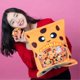 thumbnail image 4 of 26-27 Cheesy Puff Plush Toy Cute Fluffy Pillow Stuffed Soft Snack Kawaii Kids Birthday Christmas Gift, 4 of 5