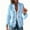 Sky Blue, variant on Dress Blazer Jackets for Women Sky Blue Business Work Suit Fringe Fashion Blazer Women Coats L