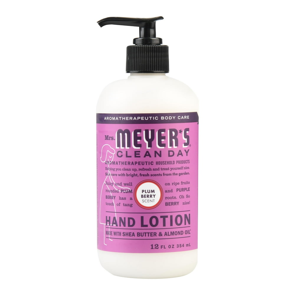 Mrs. Meyer’s Clean Day Hand Lotion, Plum Berry Scent, 12 ounce bottle