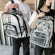 thumbnail image 4 of Mochila transparente para estadio, pequeña bolsa transparente para trabajo, estudios y viajes, juego de 3 piezas aprobado con cómodas correas, ligera y para conciertos, deportes y, 4 of 6