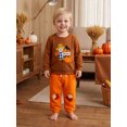thumbnail image 5 of RUINIXCW Toddler Boy Thanksgiving Outfit Long Sleeve Pullover Sweatshirt and Pants, 5 of 8
