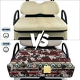 thumbnail image 5 of SEANATIVE Golf Cart Seat Covers with Pockets, Non Slip Golf Cart Seat Cushion Covers Suitable for Summer Winter All-Season, Easy to Install and Clean, Aztec Cow Print Red, 5 of 7