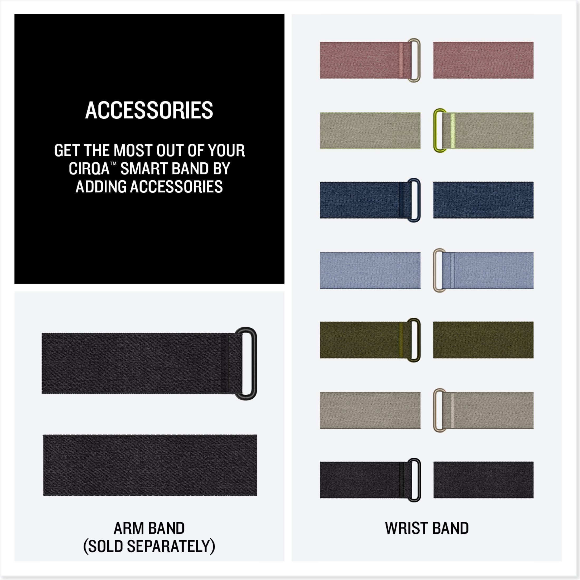 Garmin CIRQA Smart Band, Black, S-M