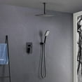 thumbnail image 2 of Kibi Cube Pressure Balanced Ceiling Mounted 2-Function Shower System with Rough In Valve, 2 of 3
