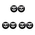 thumbnail image 2 of Sidaley Paquete de 2 Gamepad Thumbstick Covers Joystick Protector Grips Caps Controller Reemplazo de piezas de repuesto para PS5 Black Type1 NO1, 2 of 6