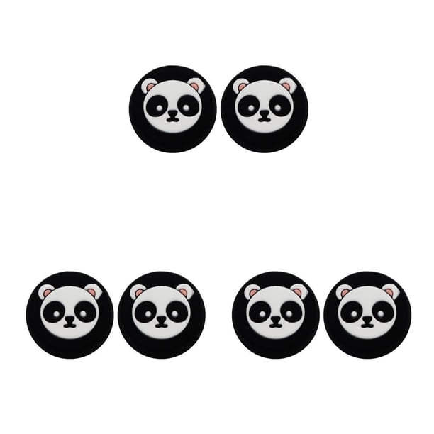 Sidaley Paquete de 2 Gamepad Thumbstick Covers Joystick Protector Grips Caps Controller Reemplazo de piezas de repuesto para PS5 Black Type1 NO1