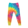 thumbnail image 2 of Just Love Tie Dye Long Sleeve T-Shirt and Jogger Pants for Girls (Tie Dye Bright Swirl, 6X), 2 of 3