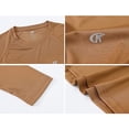 thumbnail image 3 of Xidunhg Men's Rash Guard Long Sleeve Shirt UPF 50 Sun Protection Quick Dry Moisture Wicking Lightweight for Swimming Surfing Outdoor Dark Khaki S, 3 of 10
