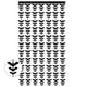 thumbnail image 1 of Nvzi Paquete de 2 cortinas con flecos para decoración de fiestas, cortinas de fondo de oropel para fiestas, serpentinas de murciélagos,cortinas de lluvia para puertas, color negro, 1 of 4