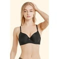 thumbnail image 3 of 247 Frenzy Women's Essentials Sofra or Mamia PACK OF 6 Full Coverage Solid T Shirt Bras, 3 of 8