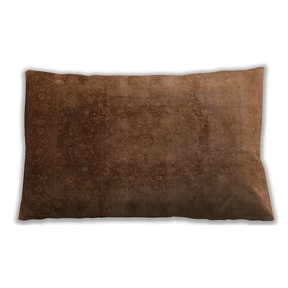 Ahgly Company Outdoor Rectangular Mid-Century Modern Lumbar Throw Pillow, 13 inch by 19 inch