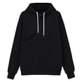 thumbnail image 6 of CCRFTGI Cat Dog Pouch Hoodie Men Oversized Drawstring Hooded Sweatshirt Casual Cozy Pet Carrier Pullover Top with Large Kangaroo Pocket Black 3XL, 6 of 7
