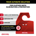 thumbnail image 5 of Catchmaster Clothes Moth Traps with Odorless Pheromone Technology – XL Glue Traps- For Casemaking and Webbing Moths - Red, 6PK, 5 of 6
