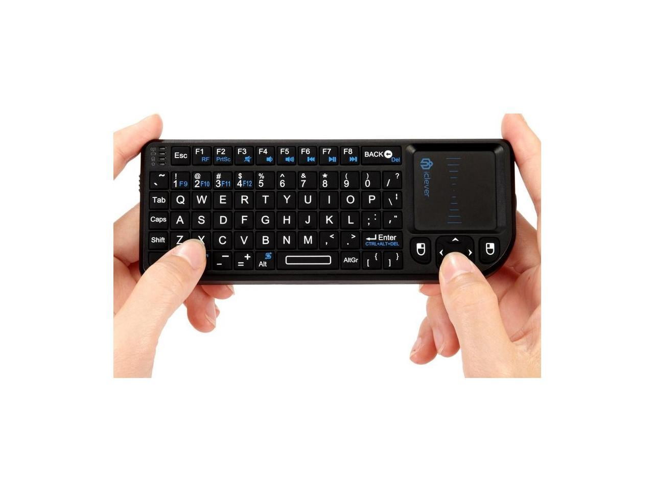 2.4GHz Mini Portable Tiny Wireless Keyboard with Mouse Touchpad for