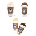 thumbnail image 3 of Divertido juguete chillón para perros con forma de taza de café para perros pequeños, medianos y grandes, masticadores agresivos, juguetes de peluche para masticar, 3 of 5