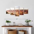 thumbnail image 2 of Elephant Stock Grand Canyon Sunrise Wall Art - Horizontal Multi Panel Canvas - Living Room Wall Decor - Nature Multi Panel - Brown And Orange Decor - 29" x 12", 2 of 4