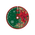 thumbnail image 1 of Falda Del Árbol de Navidad 30-40 Pulgadas Decorativa Del Árbol de Navidad Falda Inferior Festa de Navidad Decoración de Vacaciones Esencial para el Hogar, 1 of 6