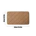 thumbnail image 3 of AZXY 16"x24" Brown Bathroom Rugs,Bath Mats for Bathroom Floor,Memory Foam Bath Mat,Washable Quick Dry Absorbent Nonslip Bathmat Under $15, 3 of 6