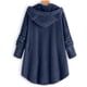 thumbnail image 4 of Pntutb Mujer Botón Felpa Tops Con Capucha Cárdigan Suelto Color Sólido Abrigo Chaqueta Liquidación Pntutb Pntutb-4371, 4 of 5