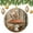 pattern-3202, variant on Owl Sitting on A Stump with Mushroom Christmas Ornaments Funny Animal Xmas Tree Ornaments Customized Ceramic Xmas Tree Decor