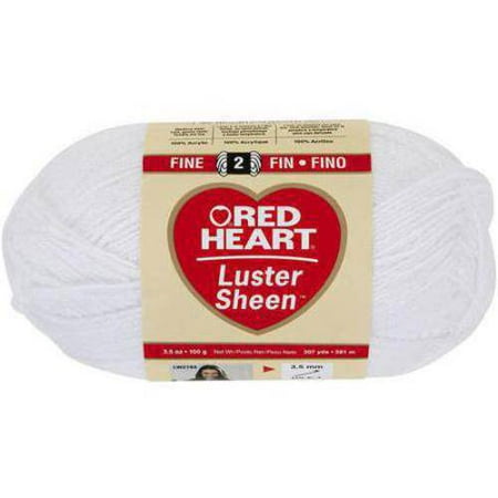Red Heart Luster Sheen Yarn, Available in Multiple Colors