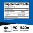 thumbnail image 2 of Nutricost BCAA Powder 2:1:1 (Unflavored) 90 Servings - Gluten Free & Non-GMO Supplement, 2 of 6