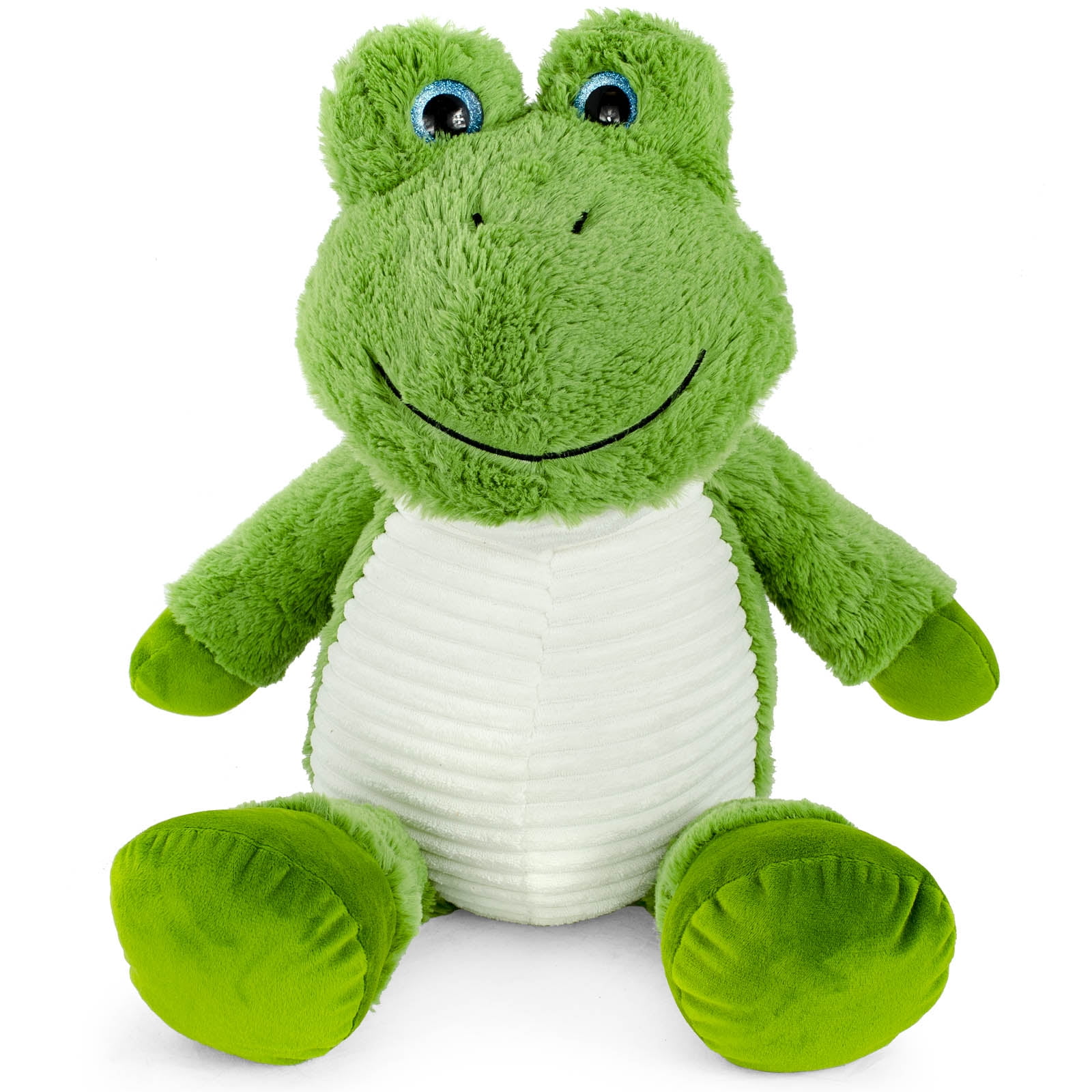 Super Soft Plush Corduroy Cuddle Farm Frog Stuffed Animal Toy, 22.5 ...