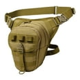 thumbnail image 1 of koolsoo Sac de Jambe Tombante Réglable pour Cyclisme Extérieur Sac de Voyage Décontracté Pochette de Hanche Marron, 1 of 9